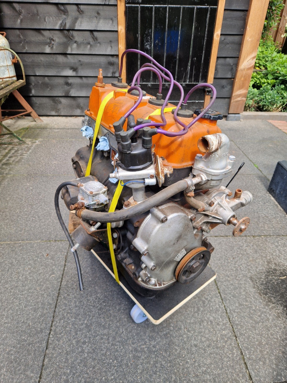 Motorblok Toyota 2T 2TB celica ta 22 23 28 carina ta12 ta14, Ophalen, Gebruikt, Toyota