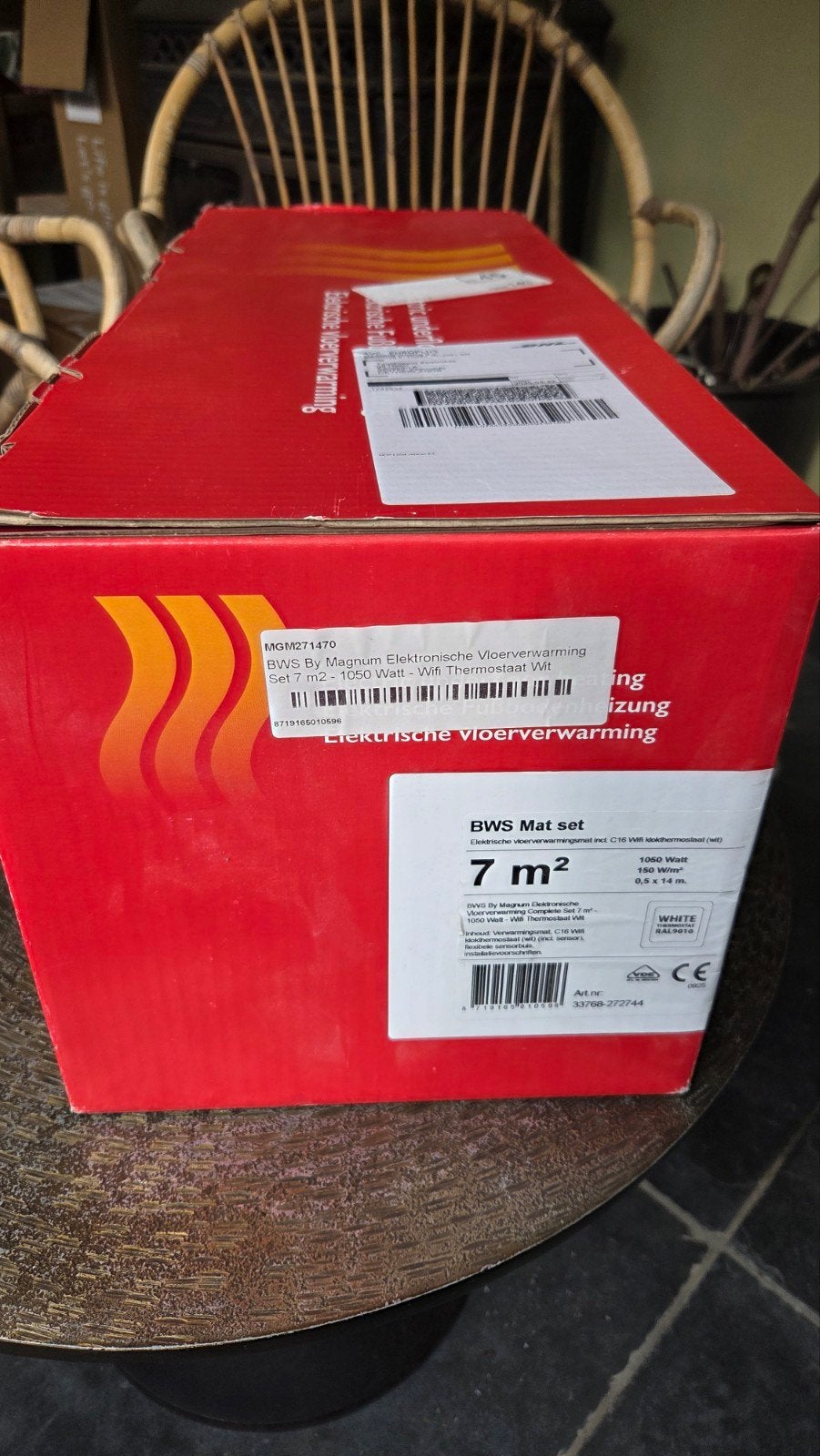 Elektrische vloerverwarmingsmat (Nieuw), Overige typen, Nieuw, Ophalen of Verzenden, 60 tot 150 cm