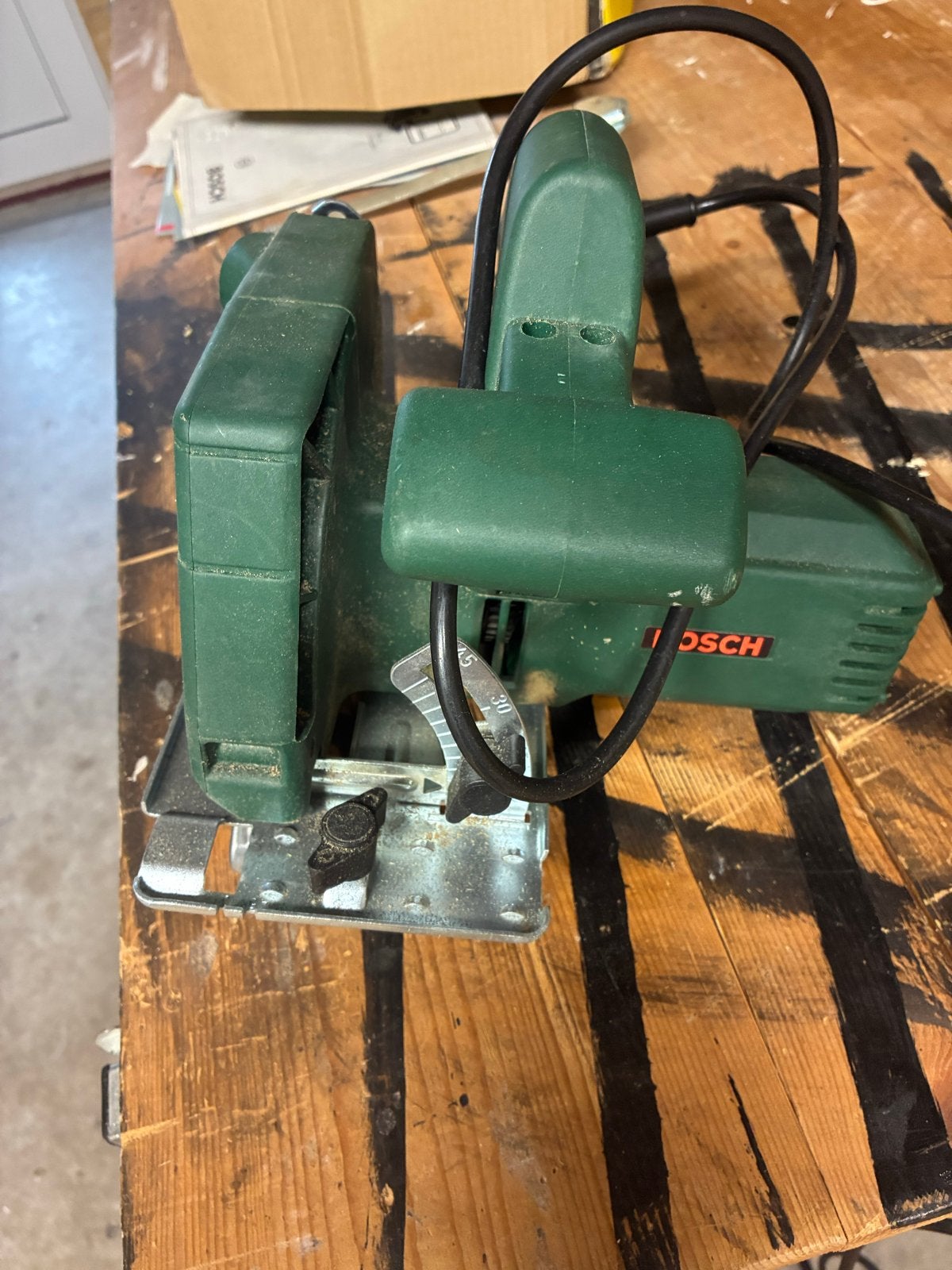 Bosch PKS 40 Cirkelzaag, Gebruikt, Cirkelzaag, 600 tot 1200 watt, Ophalen of Verzenden