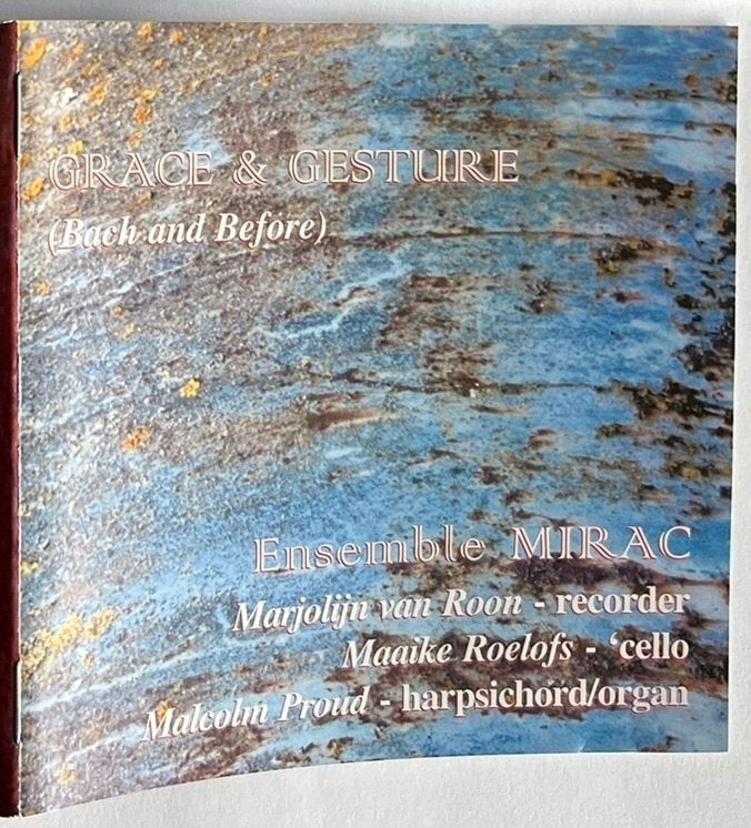 CD - Ens. Mirac - Bach and before - blokfluit, cello, orgel, Ophalen of Verzenden, Barok, Zo goed als nieuw, Overige typen