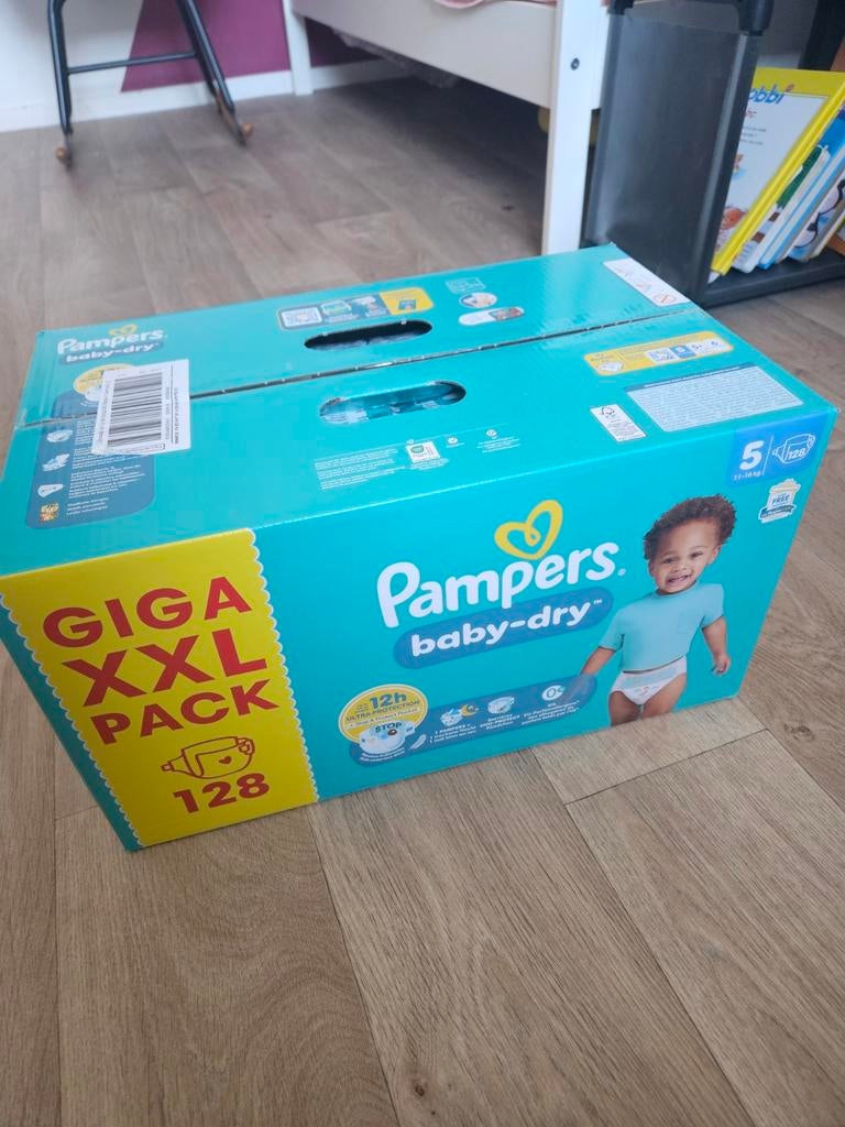 Pampers Baby-Dry luiers maat 5, 128 stuks, Ophalen