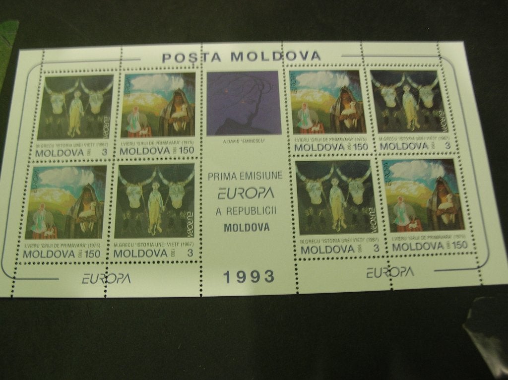 Cept/Verenigd Europa Moldavië 1993, Ophalen of Verzenden, Overige landen, Postfris