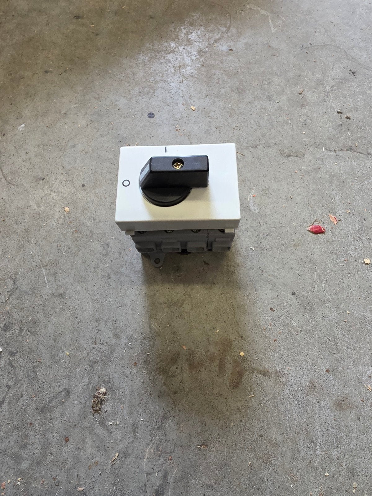 Elektrische schakelaar - hoofdschakelaar, Ophalen of Verzenden, Zo goed als nieuw, Schakelaar