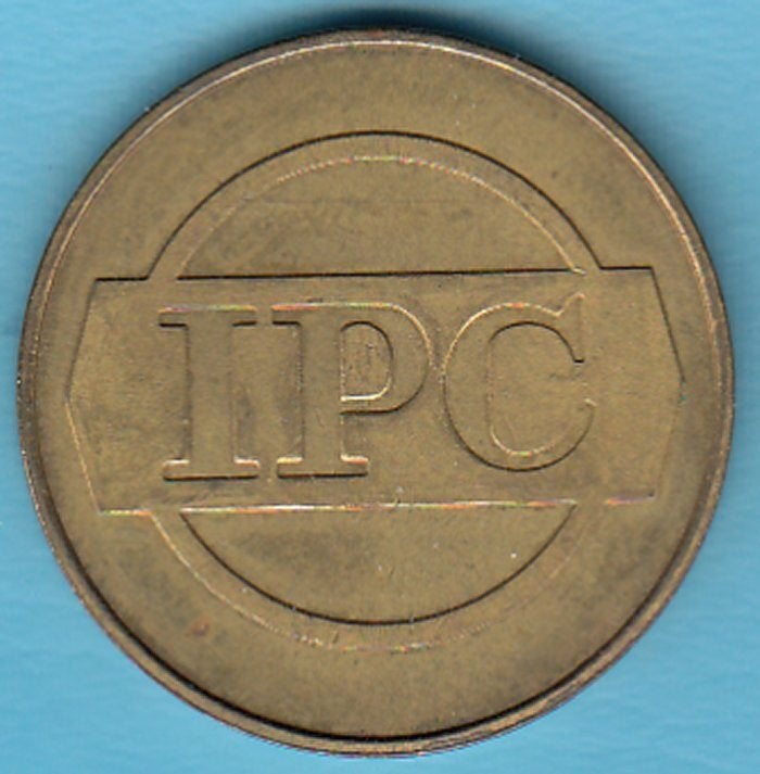 Penning IPC (douche penning) in munthouder, Ophalen of Verzenden, Overige materialen, Nederland