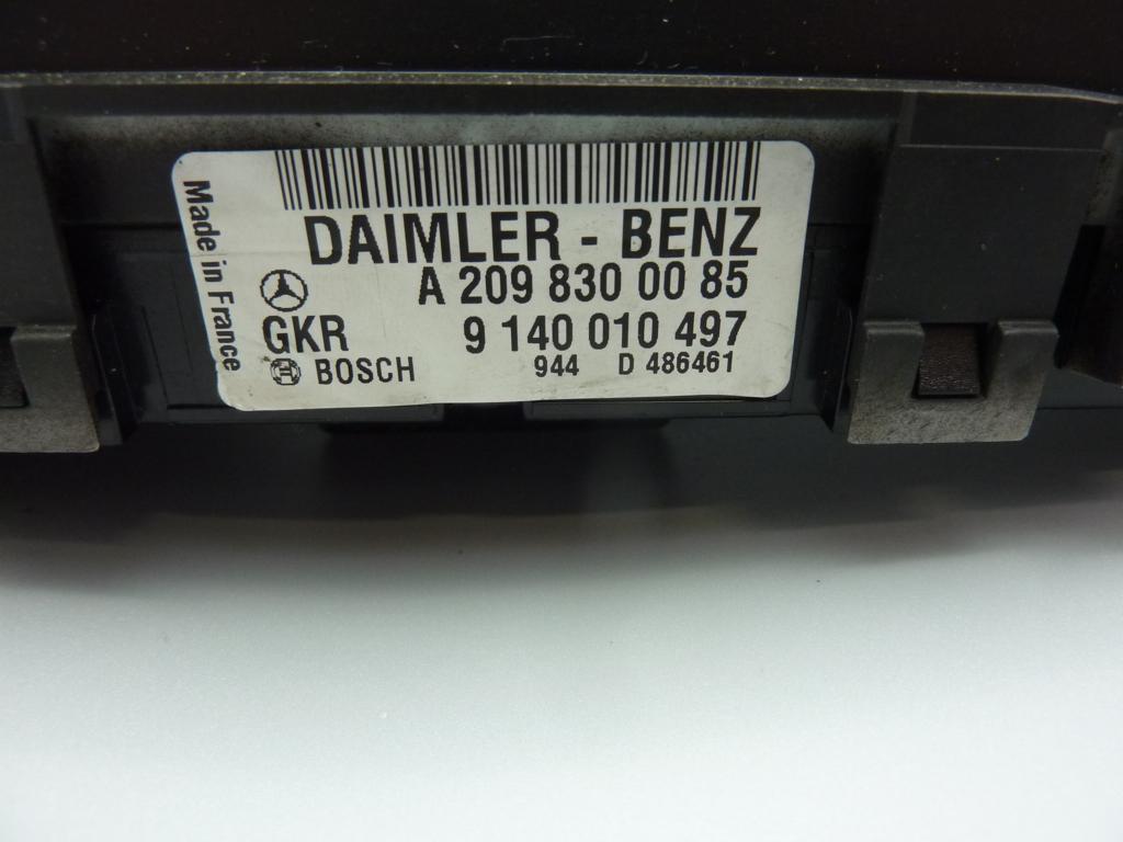 airco / verwarming bedieningsunit Mercedes C-klasse W203, Gebruikt, Handelsonderneming Hendriksen, Mercedes-Benz, Ophalen of Verzenden