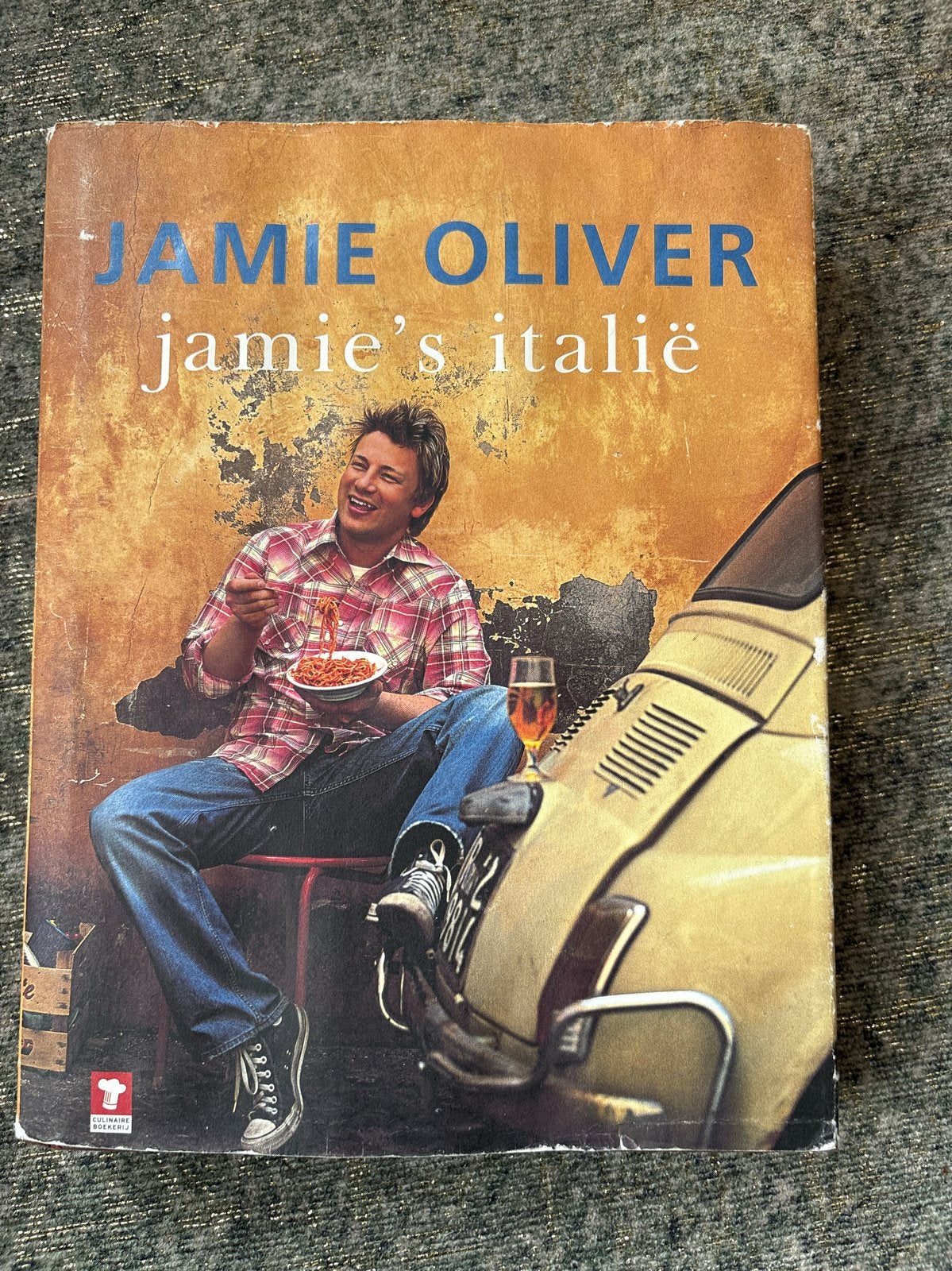 Jamie Oliver - Jamie's Italië kookboek, Ophalen of Verzenden, Gelezen, Italië, Voorgerechten en Soepen