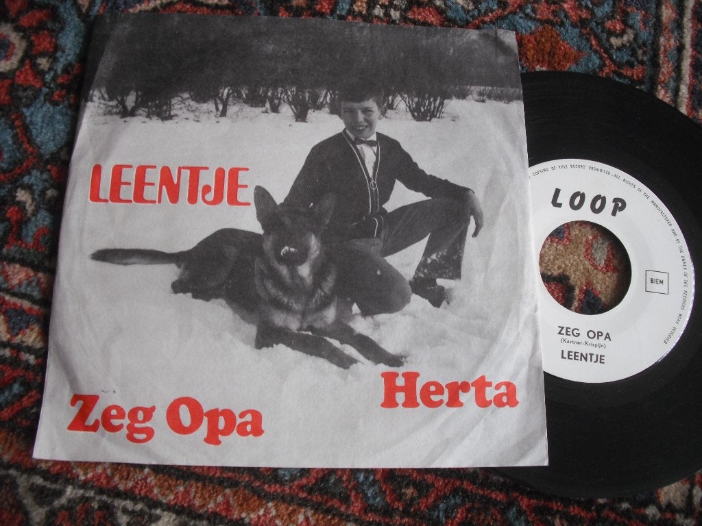 Leentje - Herta / Zeg Opa., Ophalen of Verzenden, Zo goed als nieuw, 12 inch, Levenslied of Smartlap