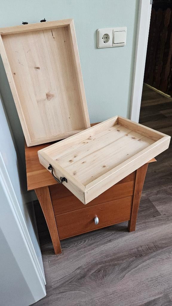2 houten dienbladen ( 50x 32), Ophalen of Verzenden, Nieuw, Rechthoekig, Hout