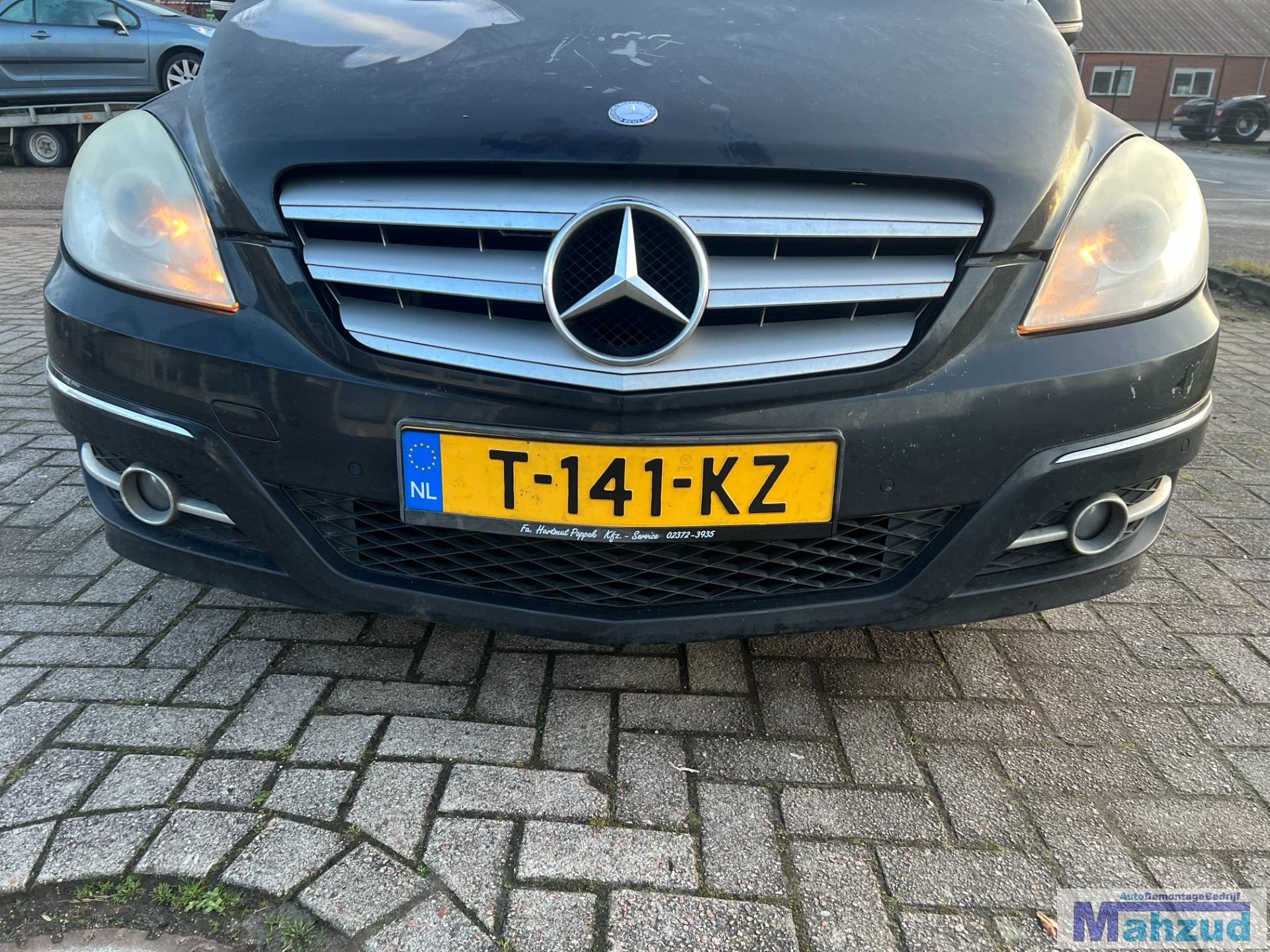 MERCEDES B KLASSE W245 zwart 191 voorbumper 2005-2011, Gebruikt, Mercedes-Benz AG, Mercedes-Benz, Ophalen of Verzenden