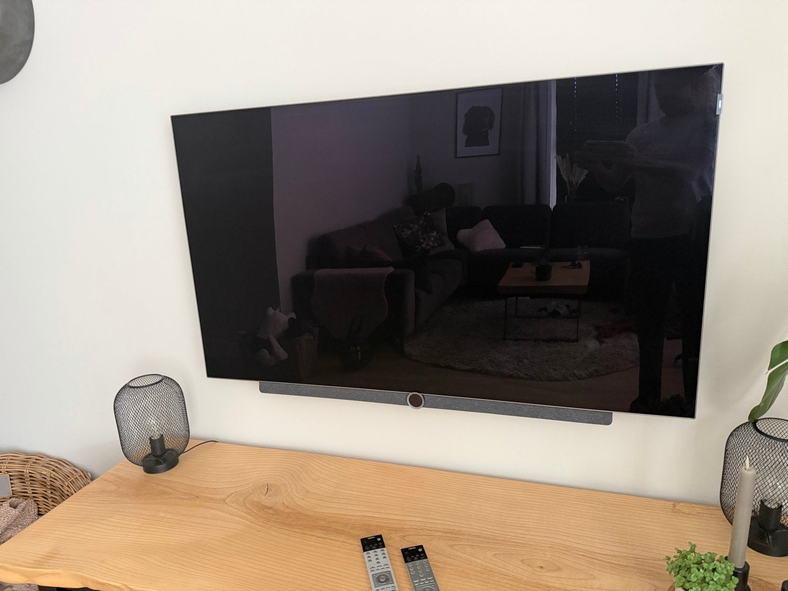 Loewe TV defect - voor onderdelen of reparatie, 50 Hz, Ophalen, Overige merken, 100 cm of meer