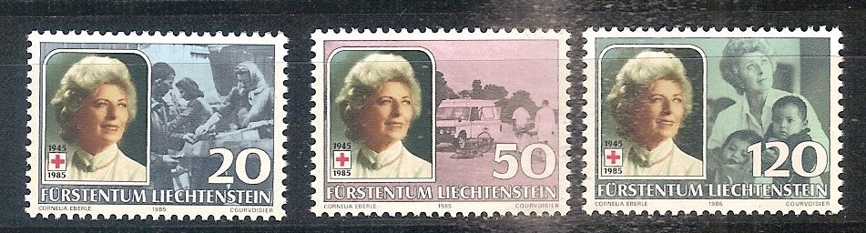 Liechtenstein 875-877 postfris, Postzegels en Munten, Postzegels | Europa | Overig, Ophalen of Verzenden, Overige landen, Postfris