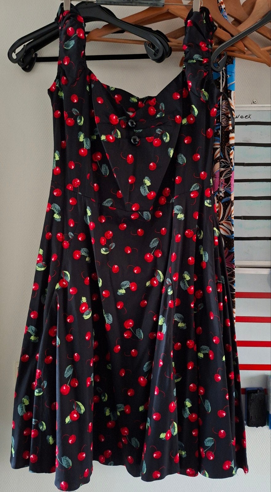 2x Collectif Dolores 50s Swing Jurk  Polkadot, Kleding | Dames, Collectif, Meerkleurig, Maat 46/48 (XL) of groter, Ophalen of Verzenden