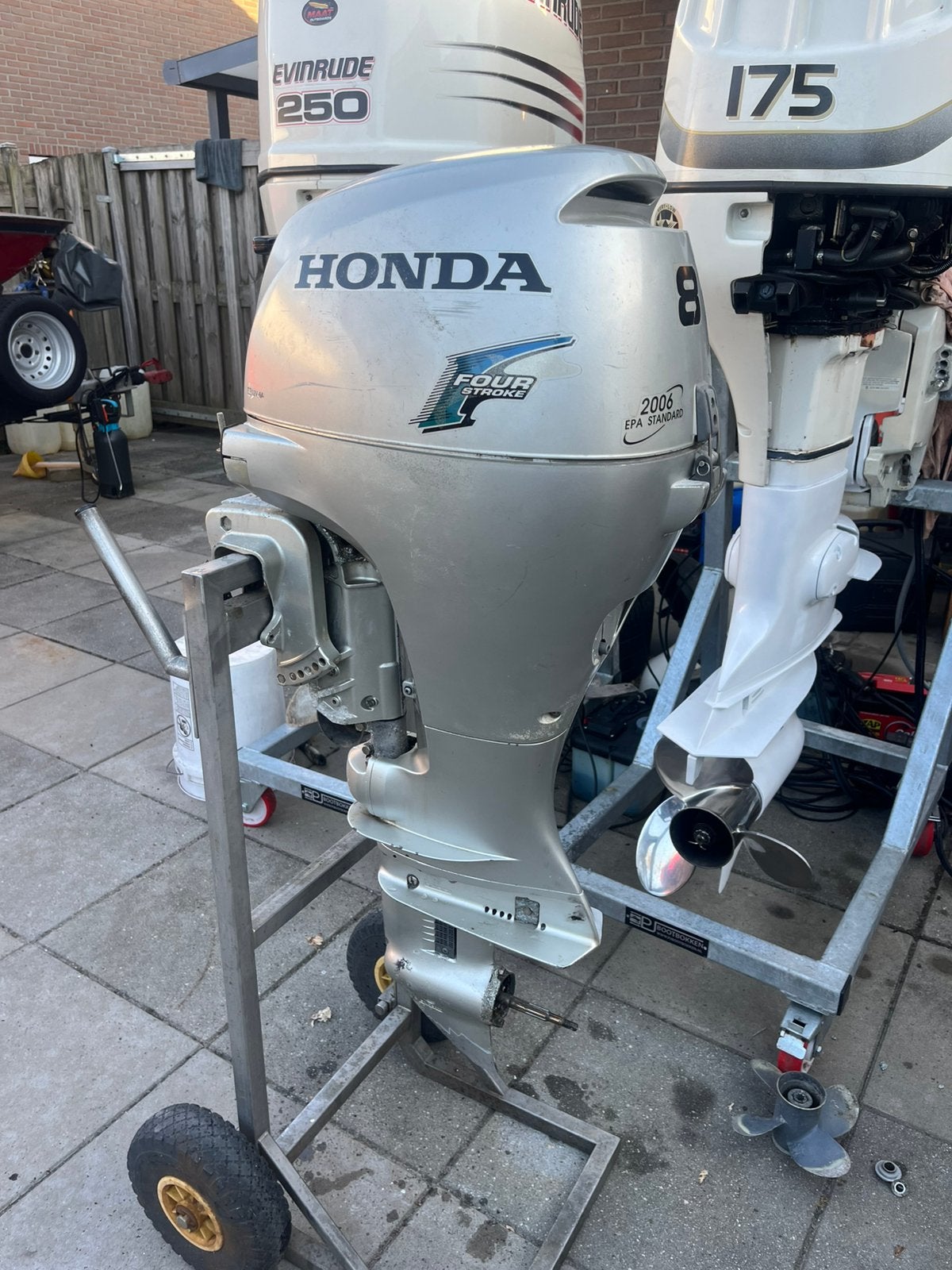 Honda 8pk langstaart afstandsbediening, Ophalen, Gebruikt, 5 tot 10 pk, Viertaktmotor