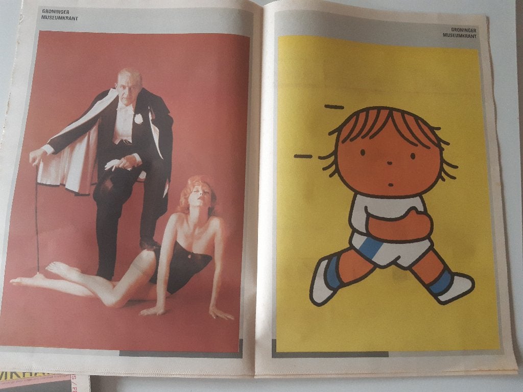 Groninger Museum Smell of Succes Paul Huf Dick Bruna Krant, Ophalen of Verzenden, A1 t/m A3, Overige onderwerpen, Rechthoekig Staand