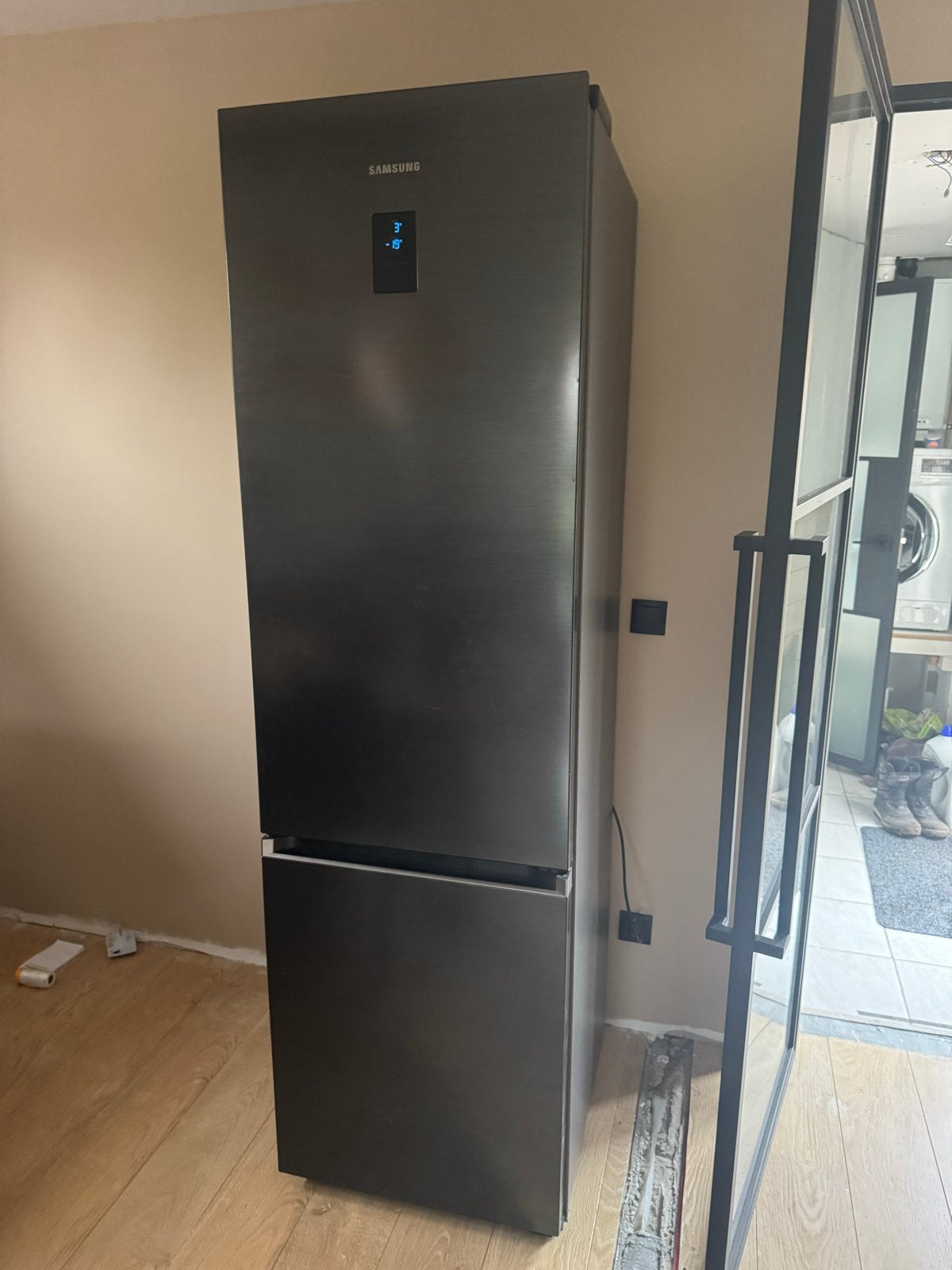 Samsung RB38T776CB1 ruime koelvriescombinatie, Ophalen, 200 liter of meer, 60 cm of meer, Met aparte vriezer