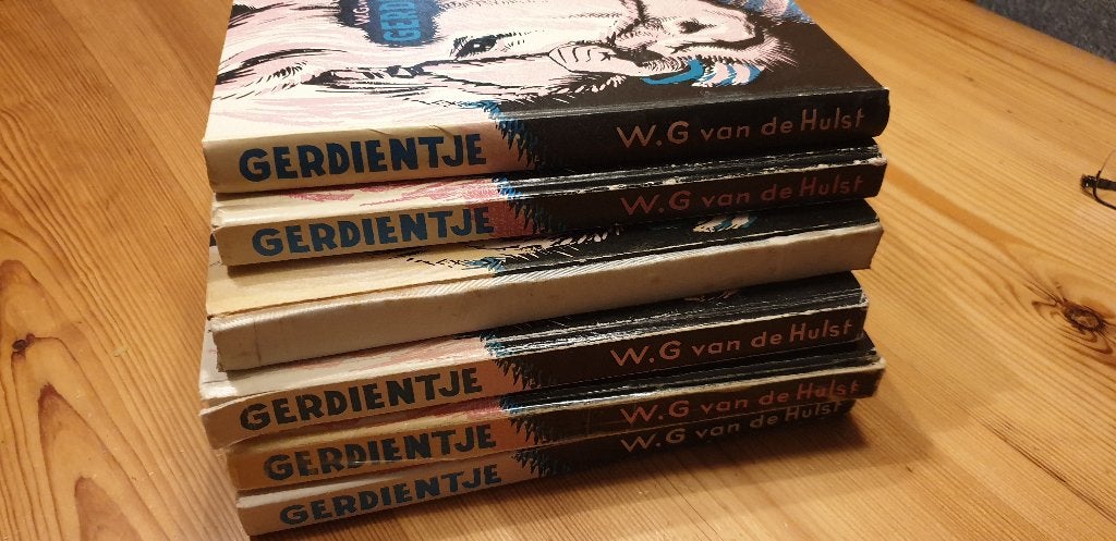 Gerdientje van W.G. van der Hulst in verschillende drukken., Ophalen of Verzenden, Gelezen, Fictie algemeen