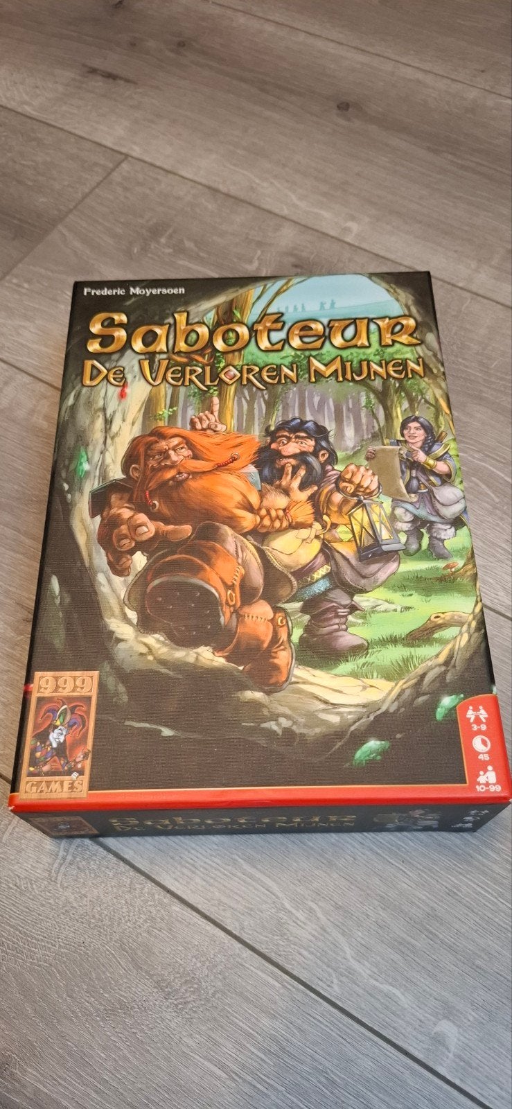 Saboteur: De Verloren Mijnen - Bordspel, Drie of vier spelers, Ophalen of Verzenden, Zo goed als nieuw, 999 Games