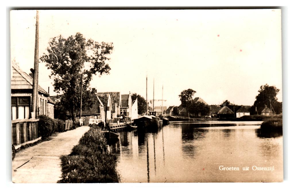 Ossenzijl, Groeten uit Ossenzijl, Verzenden, 1940 tot 1960, Gelopen, Overijssel