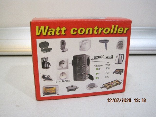 watt controller voor op camping nieuw in doosje (397), Caravans en Kamperen, Ophalen of Verzenden, Nieuw