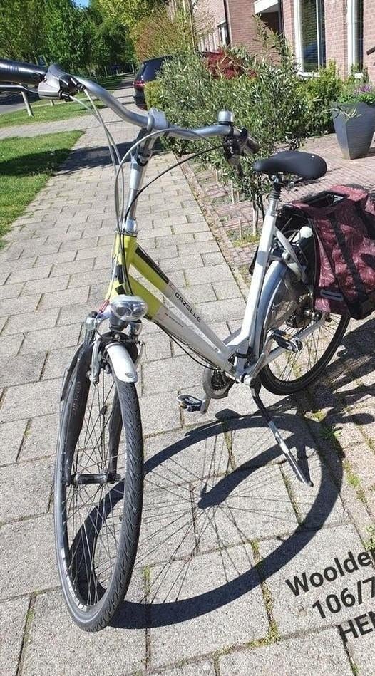 Gazelle damesfiets met lage instap en fietstassen, Ophalen of Verzenden, Gazelle