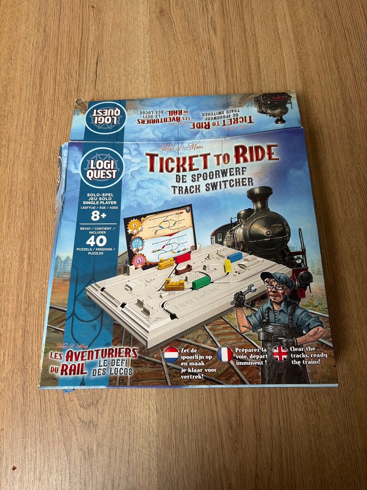 Ticket to Ride: De Spoorwerf - Track Switcher (Logi Quest), Hobby en Vrije tijd, Gezelschapsspellen | Bordspellen, Een of twee spelers