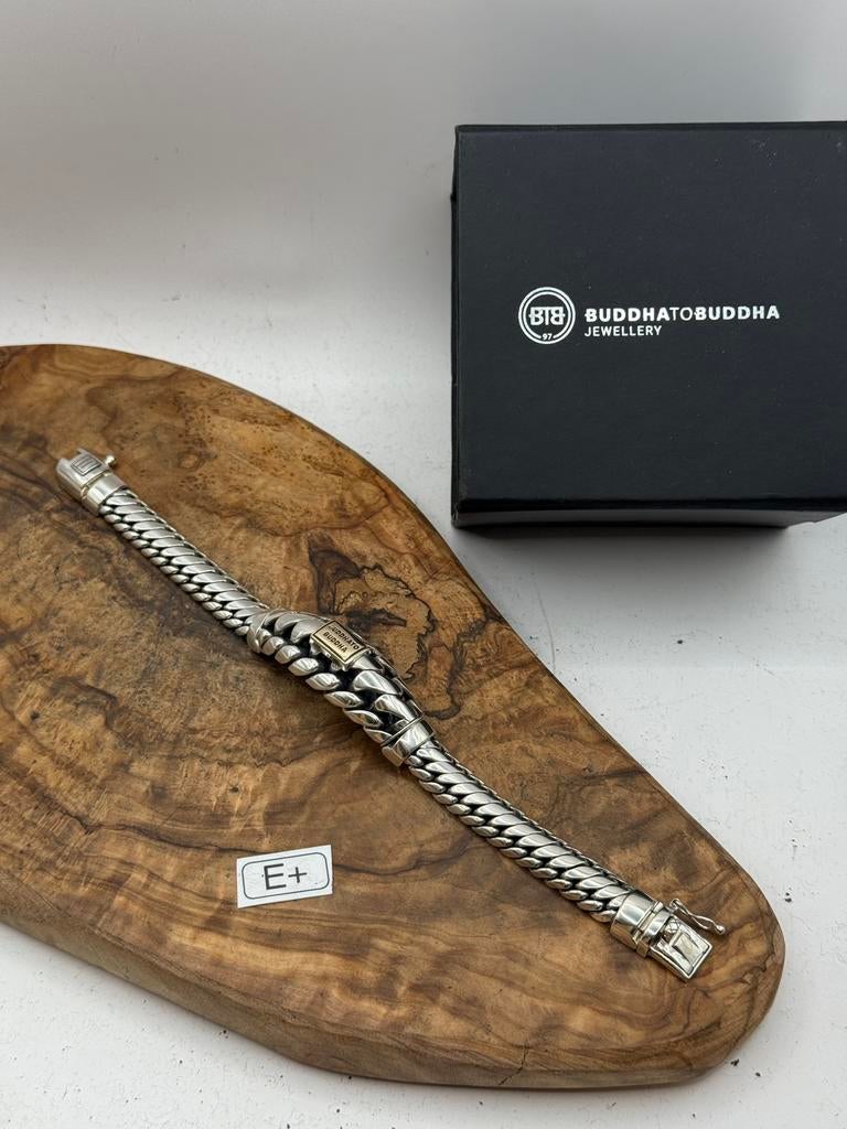 “BEN LIMITED 14KT” buddha to buddha 21cm• maat: E+ “NIEUW”, Ophalen of Verzenden, Zo goed als nieuw, Zilver, Goud