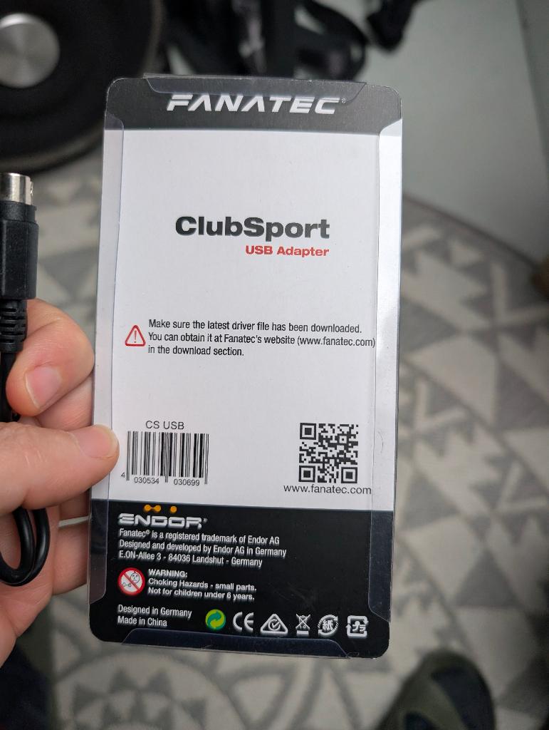 FANATEC Clubsport USB Adapter, Ophalen of Verzenden, Nieuw, Fanatec