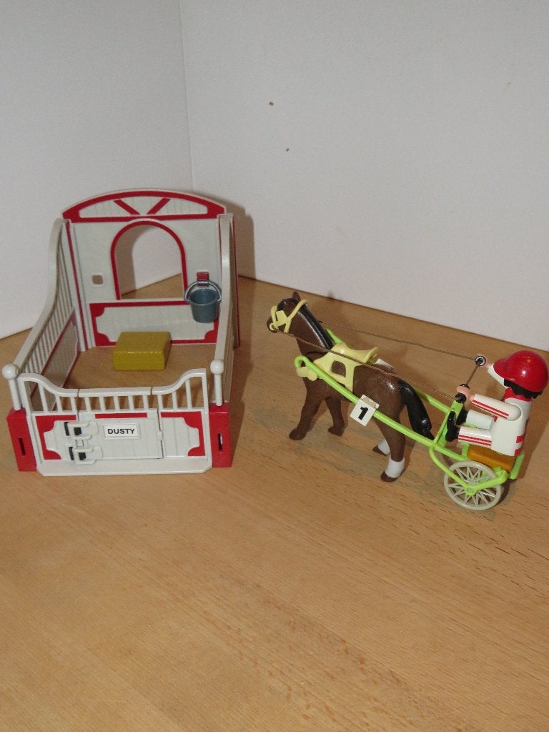 Playmobil Sulky - 4192 met paardenstal, Ophalen of Verzenden, Zo goed als nieuw