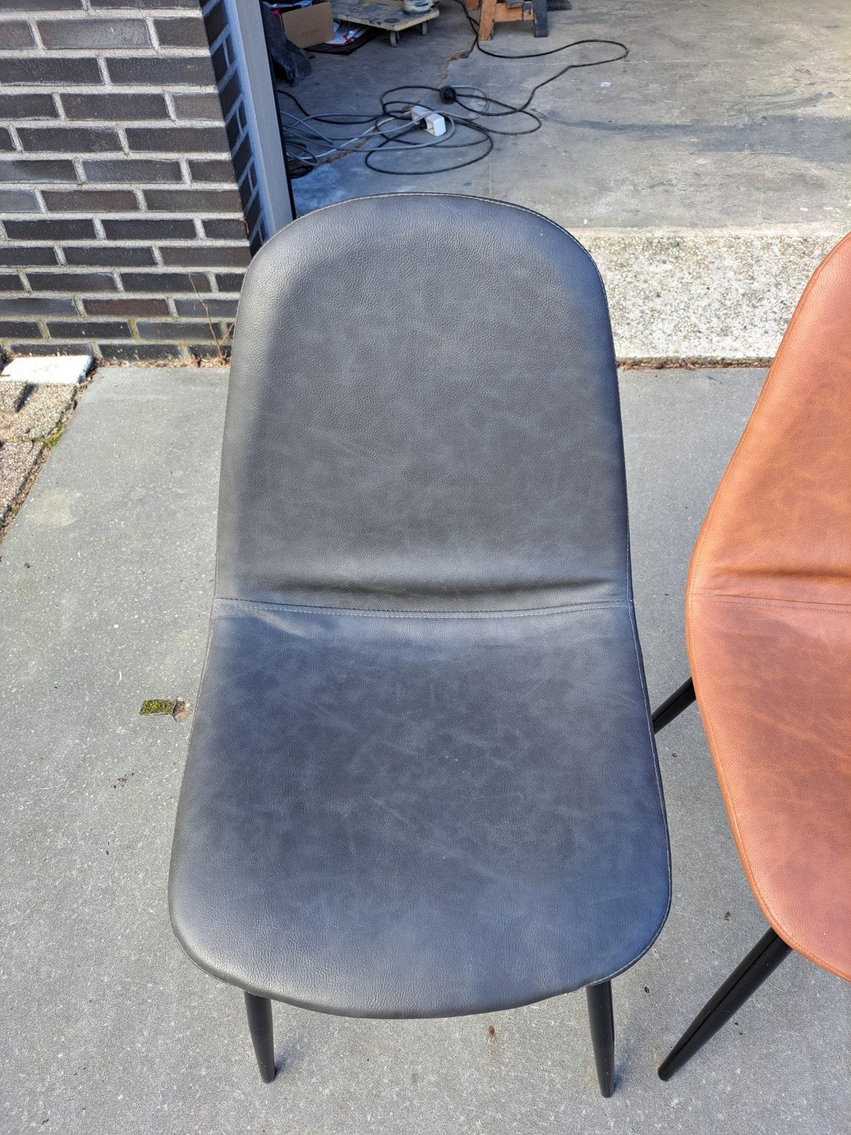 2 stoelen skai zgan, Huis en Inrichting, Stoelen, Ophalen, Overige materialen, Twee, Overige kleuren