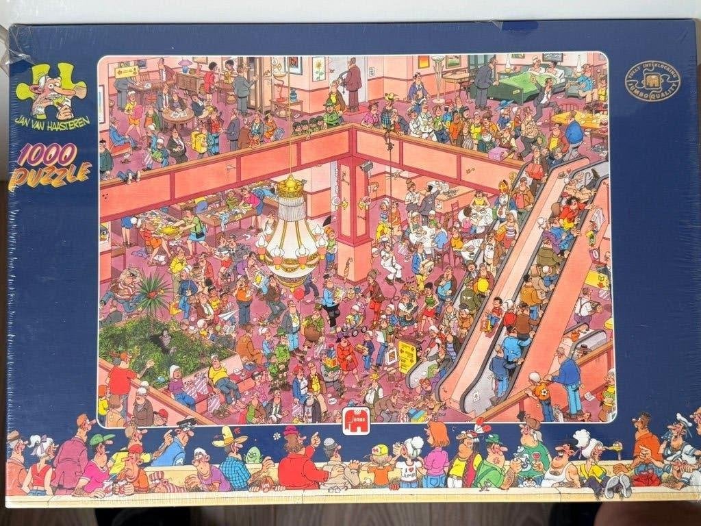 Jan van Haasteren - diverse puzzles, Hobby en Vrije tijd, Ophalen, 500 t/m 1500 stukjes, Gebruikt, Legpuzzel