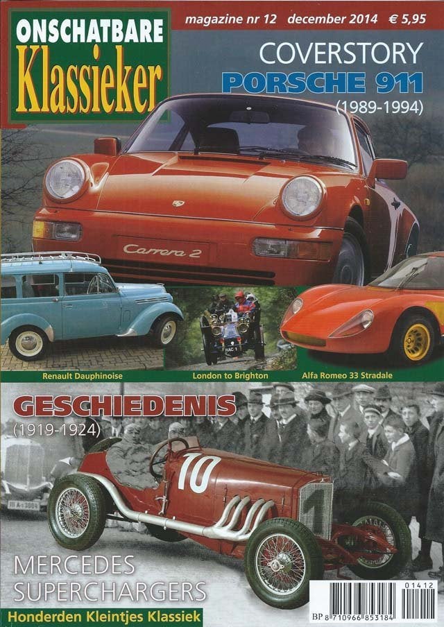 OK 12 2014 : Porsche 911 964 - Opel Olympia - Renault R2101, Boeken, Ophalen of Verzenden, Gelezen, Algemeen