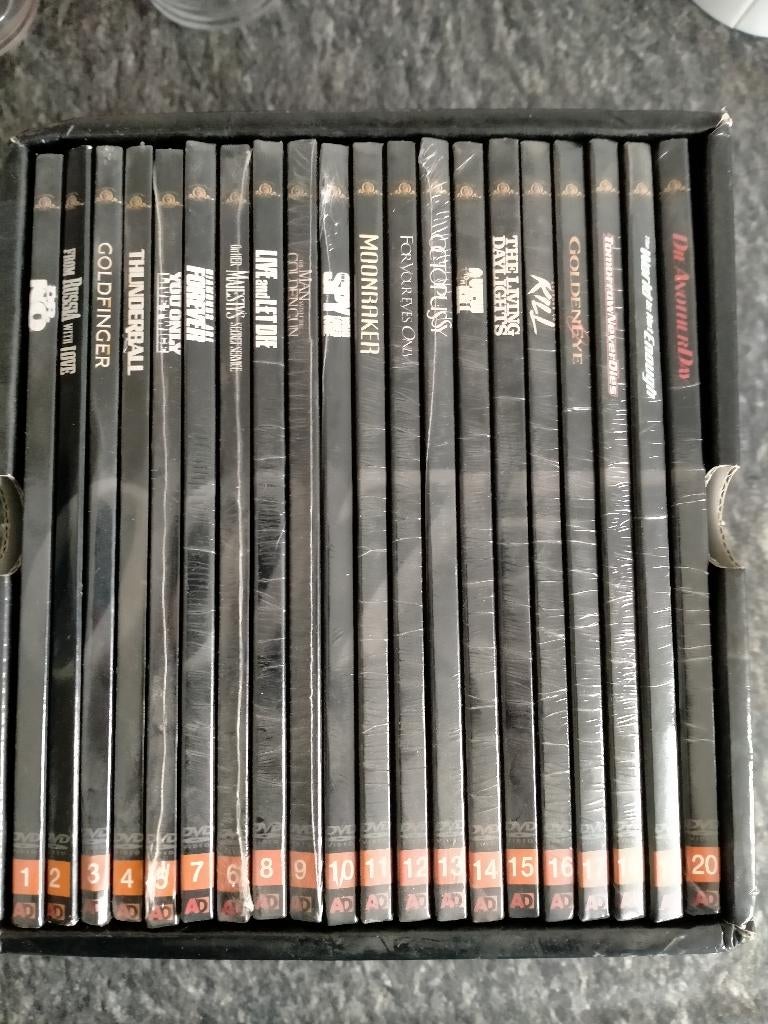 james bond dvd box, Cd's en Dvd's, Alle leeftijden, Ophalen, Zo goed als nieuw, Actie