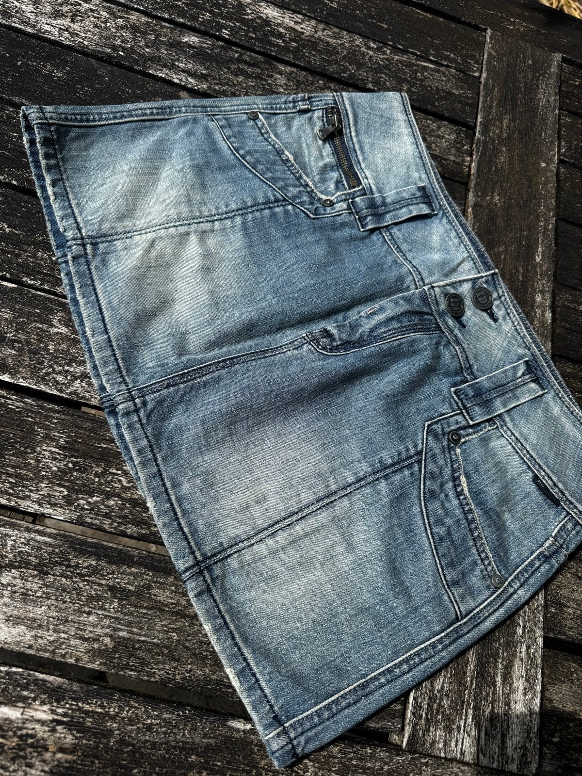 IL'DOLCE jeans spijkerrokje maat 38/40 (M), Maat 38/40 (M), Blauw, Ophalen of Verzenden, Zo goed als nieuw