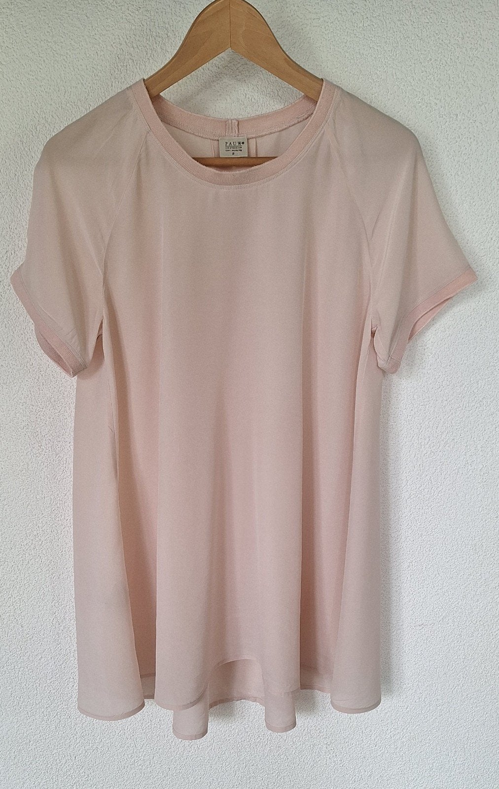 Pauw blouse tshirt tuniek kleding silk zijde 38 mode t-shirt, Maat 38/40 (M), Pauw, Ophalen of Verzenden, Zo goed als nieuw