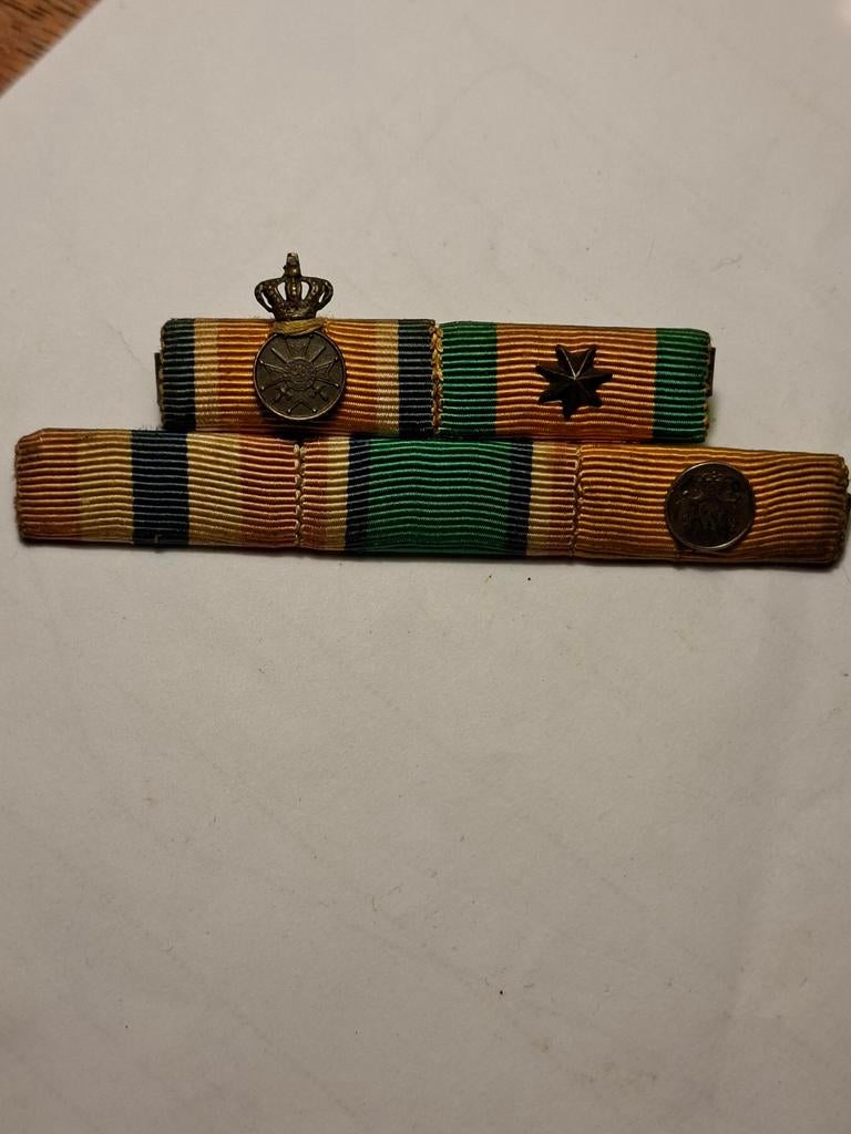 Baton WO2, Nederlands Indië en Nieuw Guinea Orde Nassau, Ophalen of Verzenden, Landmacht, Nederland, Lintje, Medaille of Wings