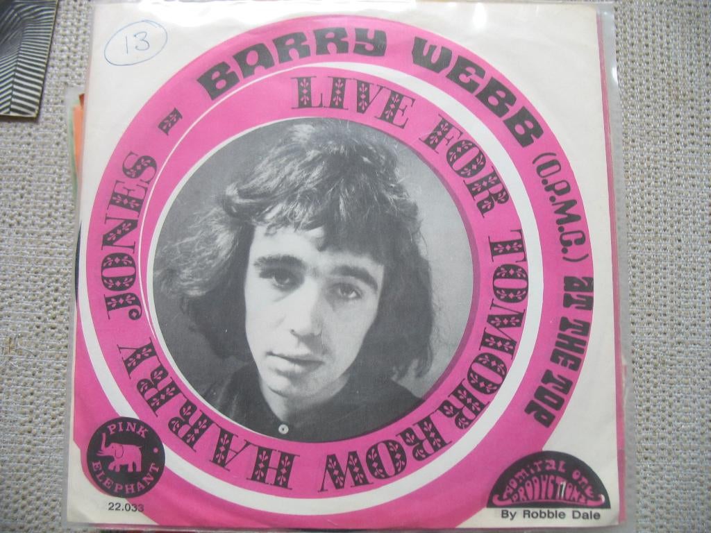 Barry Webb (O.P.M.C.) - Live for tomorrow Harry Jones, Gebruikt, 7 inch, Single, Ophalen of Verzenden
