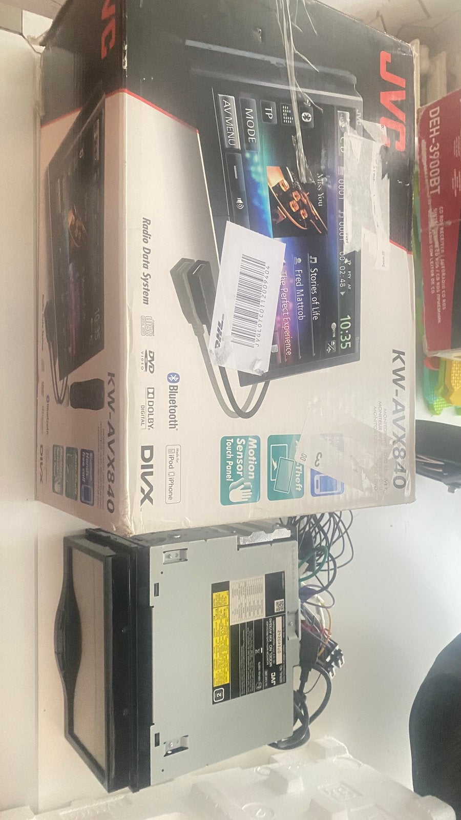 Kenwood auto scherm, Auto diversen, Autoradio's, Ophalen of Verzenden, Zo goed als nieuw