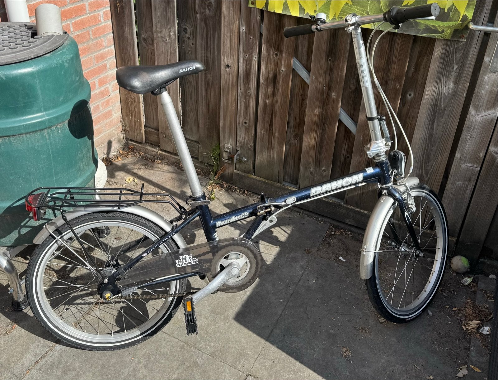 Dahon Boardwalk vouwfiets - 3 versnellingen, hand- en terugt, Fietsen en Brommers, Fietsen | Vouwfietsen, Ophalen, Gebruikt, Versnellingen