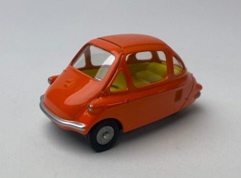 Corgi Club Model 1:43 Heinkel Economy Car oranje - No 233, Corgi, -, Nieuw, Ophalen of Verzenden