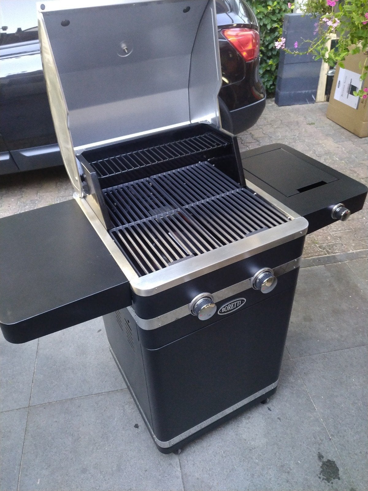 Boretti gasbarbecue - Zo goed als nieuw, Ophalen, Zo goed als nieuw, Boretti