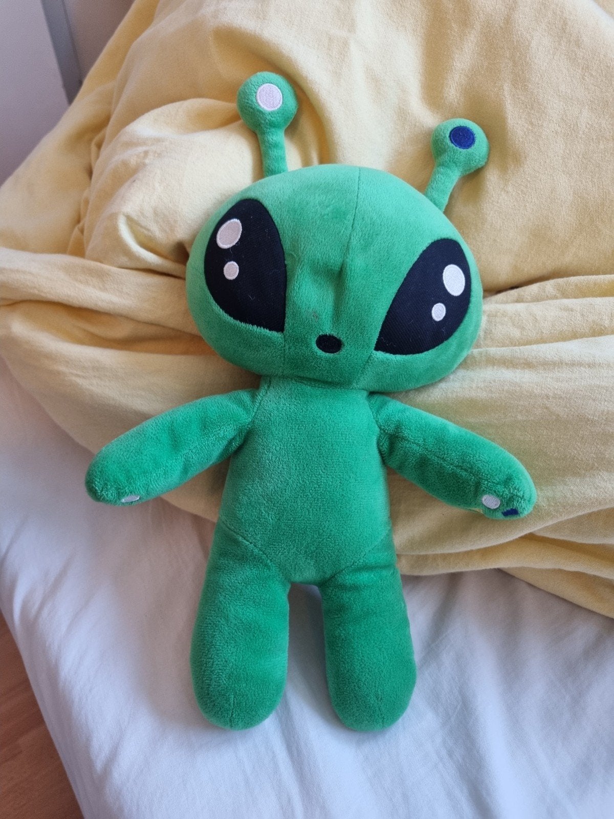 Zeldzame IKEA Aftonspräv Alien Knuffel - Groen, Ophalen of Verzenden