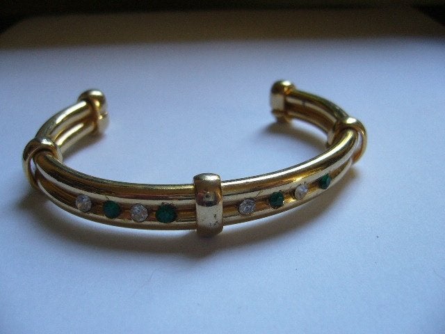 LUXE VINTAGE ARMBAND GOUDKLEUR, Verzenden, Overige materialen, Armband