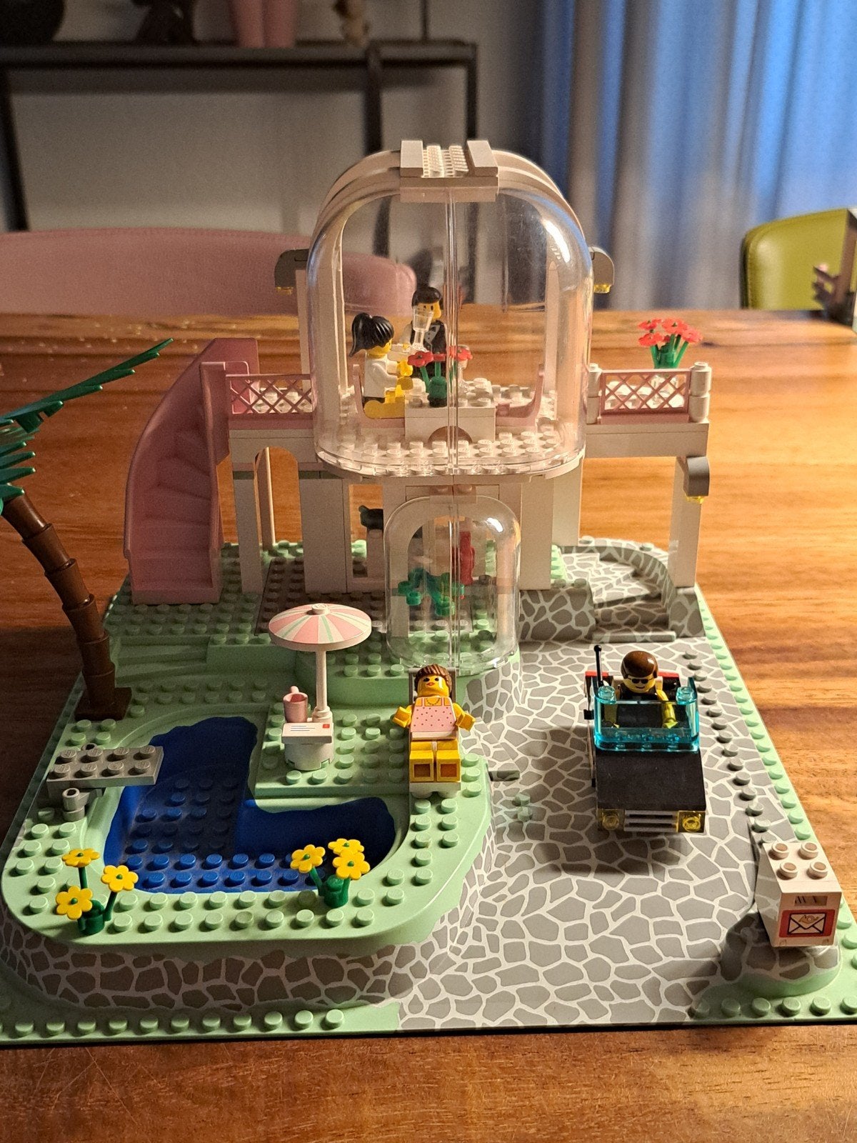 Lego Paradisa 6416 Poolside uit 1992, Overige thema's, Lego, Zo goed als nieuw, Complete set