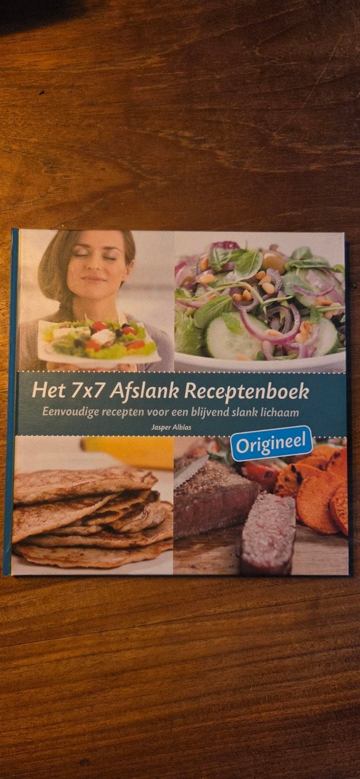Het 7x7 Afslank Receptenboek - Origineel, Boeken, Ophalen of Verzenden, Zo goed als nieuw, Dieet en Voeding, Jasper Alblas