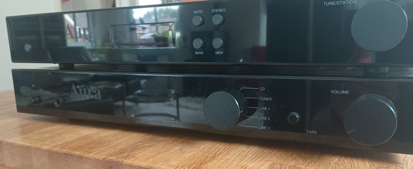 Aura AUV-80SE Versterker & AUT-80- Tuner, Audio, Tv en Foto, Gebruikt, Tuner of Radio, Losse componenten, Ophalen