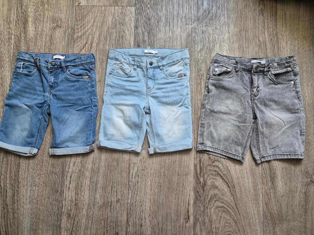 3x Name it shorts/ kort jeans spijkerbroeken maat 140, Kinderen en Baby's, Kinderkleding | Maat 140, Broek, Ophalen of Verzenden