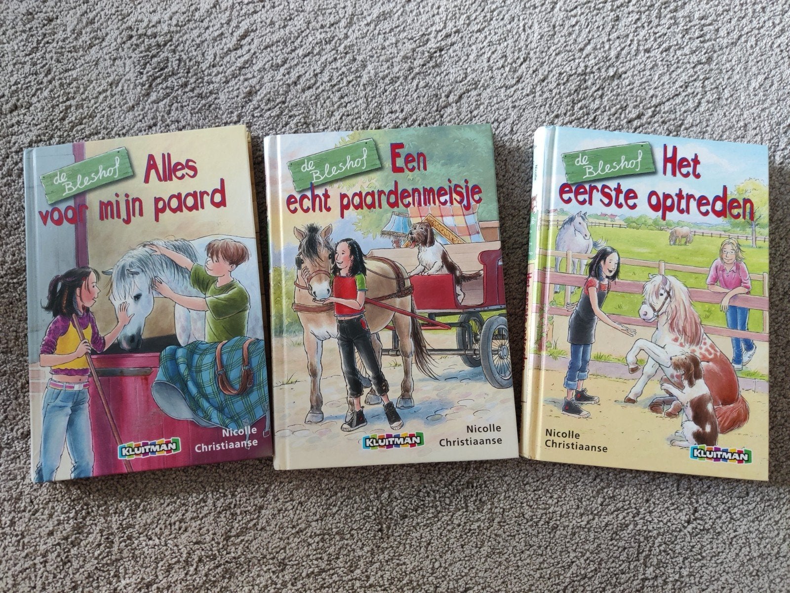 Paarden boekenpakket De Bleshof (deel 2, 3, 4) - 8+ jaar, Boeken, Fictie algemeen, Zo goed als nieuw, Nicolle Christiaanse, Ophalen of Verzenden