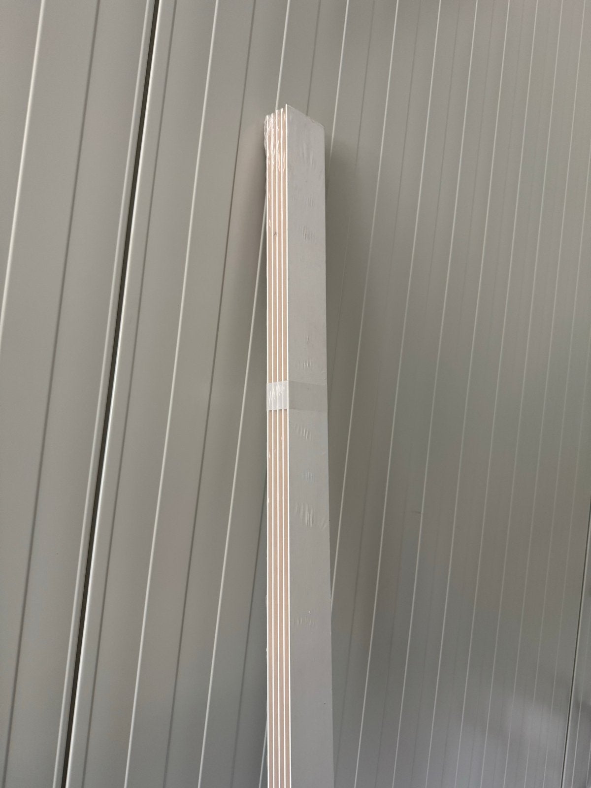 Witte Plinten voor PVC (5 stuks), Ophalen, Nieuw, Mdf, 200 tot 250 cm