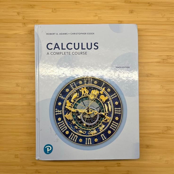 Calculus: A Complete Course • 10th Edition • Adams & Essex, Boeken, Ophalen of Verzenden, Beta, Gelezen, WO