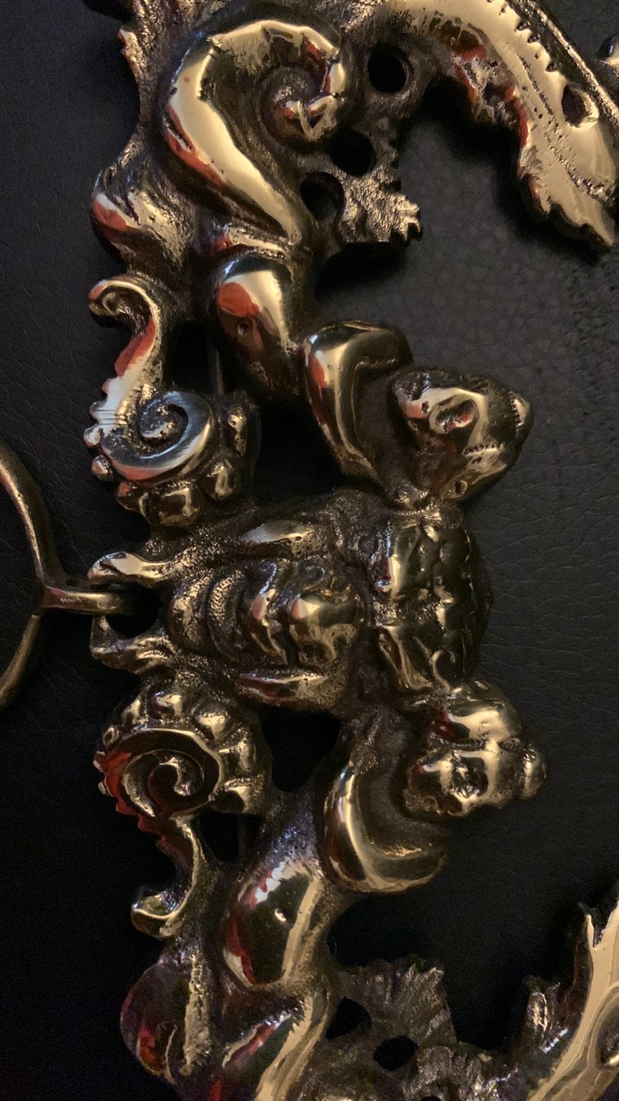 Erg mooi ornament / beslag voor schellekoord, Ophalen of Verzenden, Zo goed als nieuw, Borduurpakket